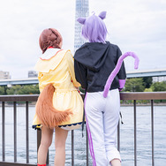 戌神ころね・猫又おかゆ「ホロライブ」／モデル：めむ・天、撮影：tama