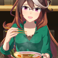 マチカネタンホイザは満点笑顔！「ウマさんぽ」で“ラーメン”を食べるウマ娘たちを激写