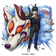 水属性       ★6公安対魔特異  4 課  早川アキ （獣神化）CV：坂田将吾