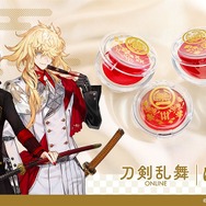 『刀剣乱舞』の「加州清光」ら4振をイメージしたチークが登場！それぞれの紋をゴールド箔仕様でデザイン