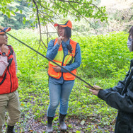 『ハーヴェステラ』の冒険世界は神奈川の奥地にあった？本物のハンターから冒険の心得を得よう！