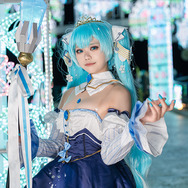 初音ミク（雪ミク2019）「VOCALOID」／モデル：まるたまる、撮影：tama