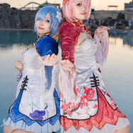 レム、ラム『Re：ゼロから始める異世界生活』／モデル：星伽れーな、月弓愛蒼、撮影：tama