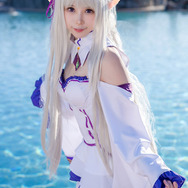 エミリア『Re：ゼロから始める異世界生活』／モデル：あんにむ、撮影：tama