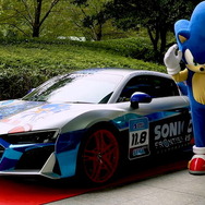 ソニックも競争したくなる約3,500万円の『ソニックフロンティア』ラッピング「Audi R8 Coupé」販売受付開始