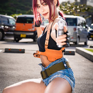 レヴィ『BLACK LAGOON』/桃戸もも(@tmmt_san)、撮影:乃木章