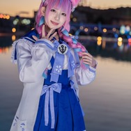 湊あくあ「ホロライブ」／モデル：かんなぴちゃ、撮影：tama