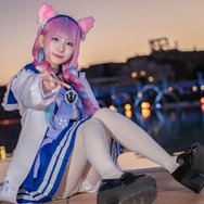 湊あくあ「ホロライブ」／モデル：かんなぴちゃ、撮影：tama