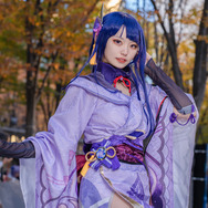 雷電将軍『原神』／モデル：猫野にゃろ、撮影：tama