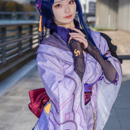 雷電将軍『原神』／モデル：猫野にゃろ、撮影：tama