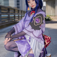 雷電将軍『原神』／モデル：猫野にゃろ、撮影：tama