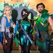 ソーヴァ／HUMA NOID（Twitter：@hyumanoid）、ヴァイパー／Mila（Twitter：@JELLY_game00）、ハーバー／らそ（Twitter：@rasokun）、撮影：乃木章