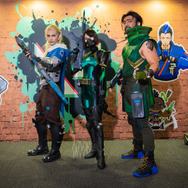 ソーヴァ／HUMA NOID（Twitter：@hyumanoid）、ヴァイパー／Mila（Twitter：@JELLY_game00）、ハーバー／らそ（Twitter：@rasokun）、撮影：乃木章