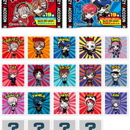Crazy Raccoon クレイジーラクーンマンチョコ シール まとめ クレイジーラクーンマンチョコ』おまけシール画像一覧(表/裏書き