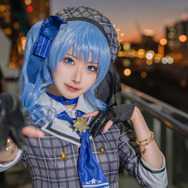 星街すいせい「ホロライブ」／モデル：一条はな、撮影：tama