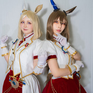 ナリタトップロード、アドマイヤベガ『ウマ娘 プリティーダービー』／モデル：KAI、栗原アル、撮影：乃木章