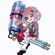 スプラトゥーンタッチの洛洛子さん／イラスト（Weibo：@stoporz ）