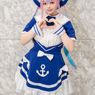 湊あくあ「ホロライブ」／はおこ（@ha_o030）、撮影：tama