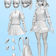 太もものむっちり具合も忠実！『SSSS.GRIDMAN』宝多六花が初の可動プラモ化、予約開始