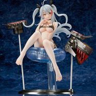 舌ペロな“小悪魔笑顔”にキュン!『アズレン』水着衣装の「プリンツ・オイゲン」フィギュア再販、予約受付中