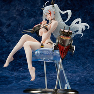 舌ペロな“小悪魔笑顔”にキュン!『アズレン』水着衣装の「プリンツ・オイゲン」フィギュア再販、予約受付中