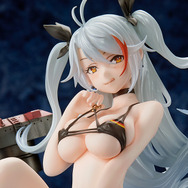 舌ペロな“小悪魔笑顔”にキュン!『アズレン』水着衣装の「プリンツ・オイゲン」フィギュア再販、予約受付中