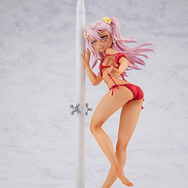 水着の紐が解けて焦るイリヤに、迫るクロエ！『プリズマ☆イリヤ』“魔力供給”フィギュア、3月8日21時の予約受付終了が迫る