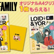 「SPY×FAMILY」がサントリーとコラボ！「アーニャ」「フォージャー家」など全4種のクリアファイルをプレゼント