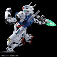 『水星の魔女』新作ガンプラ「HG 1/144 ガンダムエアリアル パーメットスコア・シックス」登場!青く輝く姿を立体化、ロゴ入りの専用台座も付属