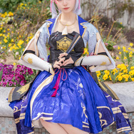 神里綾華『原神』／にゃろ（@nyaro0）、撮影：tama