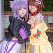 戌神ころね・猫又おかゆ「ホロライブ」／めむ（@memumemu_Ux_oU）・胡桃沢あすな（@asuna_cos）、撮影：tama