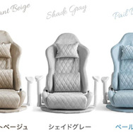 ゲーミング座椅子だって、可愛くしたい!部屋のインテリアに馴染みやすい、3色のペールトーンカラーが上品な雰囲気を演出