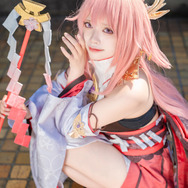 八重神子『原神』／海月うに（@_kurage_uni）