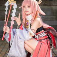 八重神子『原神』／海月うに（@_kurage_uni）