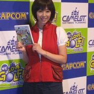 【CAPCOM Wii&DS新作タイトル発表会】井上和香さん囲み取材
