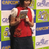 【CAPCOM Wii&DS新作タイトル発表会】井上和香さん囲み取材