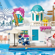 潮風かおる街並みに、「ピカチュウ&キャモメ」「エーフィ」たちが映える！全6種類の『ポケモン』フィギュアがどれも癒し