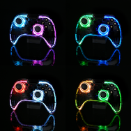 クリアボディ内部で発光するLEDネオンチューブが映える！連射モードやカスタイマイズ機能を搭載したスイッチ＆PC向けコントローラーが発売