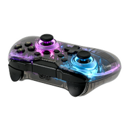 クリアボディ内部で発光するLEDネオンチューブが映える！連射モードやカスタイマイズ機能を搭載したスイッチ＆PC向けコントローラーが発売