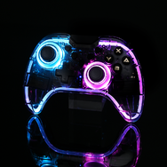 クリアボディ内部で発光するLEDネオンチューブが映える！連射モードやカスタイマイズ機能を搭載したスイッチ＆PC向けコントローラーが発売