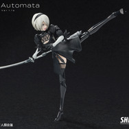 TVアニメ「ニーア オートマタ Ver1.1a」より、「2B」が可動フィギュアに!太ももがチラ見えするハイキックなど躍動感あるポージングを実現