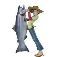 名作漫画「釣りキチ三平」より、「三平」「魚紳」「ユリッペ」が立体化！デジタル印刷技術により魚の色味まで超リアル