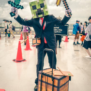 『マインクラフト』クリーパースーツスキン/黄昏の吟遊詩人(X:@tasogin)