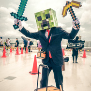 『マインクラフト』クリーパースーツスキン/黄昏の吟遊詩人(X:@tasogin)