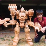 木製のAC機体！？『アーマード・コア6』の木彫りが作られる