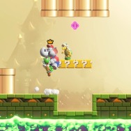 ヨッシーに乗る無理筋なゾウ！？ ピーチやデイジーが丸過ぎる！『スーパーマリオブラザーズ ワンダー』でマリオ達が変幻自在