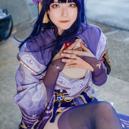 雷電将軍『原神』／りんどー（@Warabimochi8899）