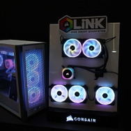 ほぼなんでも揃う「CORSAIR」ブースではストリーミング環境まで構築！配線がラクになるし発光制御までできる「iCUE LINK」も便利そう【TGS2023】
