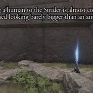 フロム作品最大レベル！？『アーマード・コア6』武装採掘艦ストライダー検証動画公開―ストライダーを『ELDEN』狭間の地と比べると…