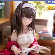 『デレマス』より、大胆なオフショルダーニットを着た「鷺沢文香」が立体化！限定版には表情がよく見える“前髪”と“微笑み顔”パーツなどが付属